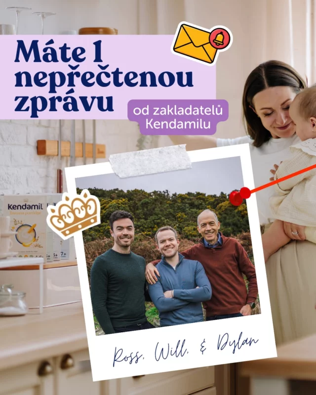 Rodiče, máte 1 nepřečtenou zprávu:
 🔎 Víme, že aktuální zprávy mohou vzbuzovat obavy. Proto si to ještě jednou zopakujeme.

🍼 Kojenecká mléka Kendamil NEJSOU stahována z trhu.

‼️ ARA v mlécích Kendamil pochází z JINÉHO, dlouhodobě prověřeného zdroje, který NEsouvisí s aktuální situací.

❌ NEspolupracujeme s dodavatelem, jehož surovina byla příčinou problémů u jiných značek.

✅ Každá šarže Kendamilu prochází opakovanou a přísnou kontrolou kvality, ještě než se dostane k vám domů.

🤍 Kendamil je výživa, na kterou se můžete spolehnout.

💬 Máte dotazy? Napište nám do komentářů nebo zpráv. Jsme tu pro vás 🤍
