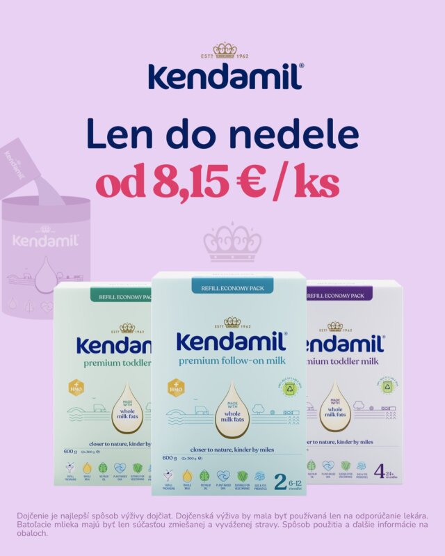Nepremeškaj túto bleskovú akciu, ktorá trvá len TRI DNI na @healthfactory_sk! ⚡

Kendamil Premium v 600g papierovom balení už od 8,15 € za kus. 🤑

👉 Balenie, s ktorým ľahko doplníš plechovku.
👉 Balenie, ktoré je super na cesty.
👉 Balenie, ktoré je za úplne skvelú cenu.

Akcia trvá len do nedele 31. 7. 2024 a nevzťahuje sa na počiatočnú dojčenskú výživu a už zlacnené produkty.