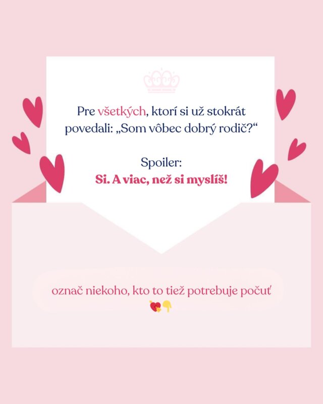 Aj keď rodičovstvo nie je každý deň prechádzka ružovou záhradou, my v Kendamile vieme, že doňho dávate všetko. A práve preto vám všetkým posielame malý odkaz. 💌

Pomôžte nám ho šíriť ďalej a označte ďalšie maminky alebo oteckov, ktorí to dnes potrebujú počuť. 🫶

#Kendamil #naplno #bezkompromisov #rodicovstvo #KendamilSK #KendamilPremium #PreTychNajmilovanejších