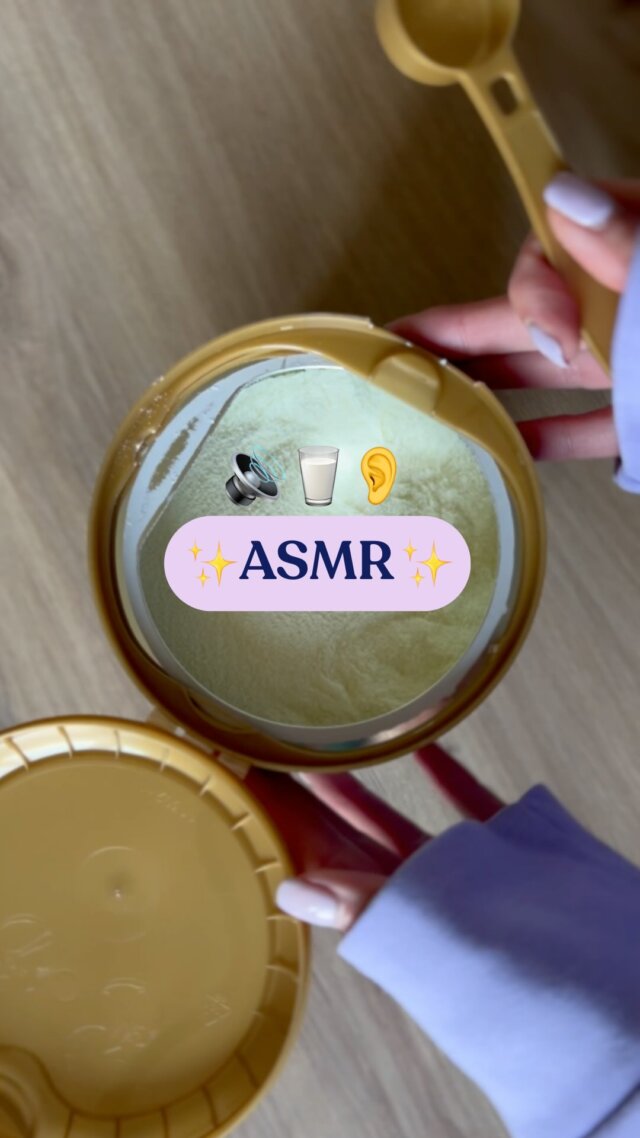 Ten zvuk, keď otvoríš novú plechovku… 🥛👂✨ #ASMR 🍼🔊