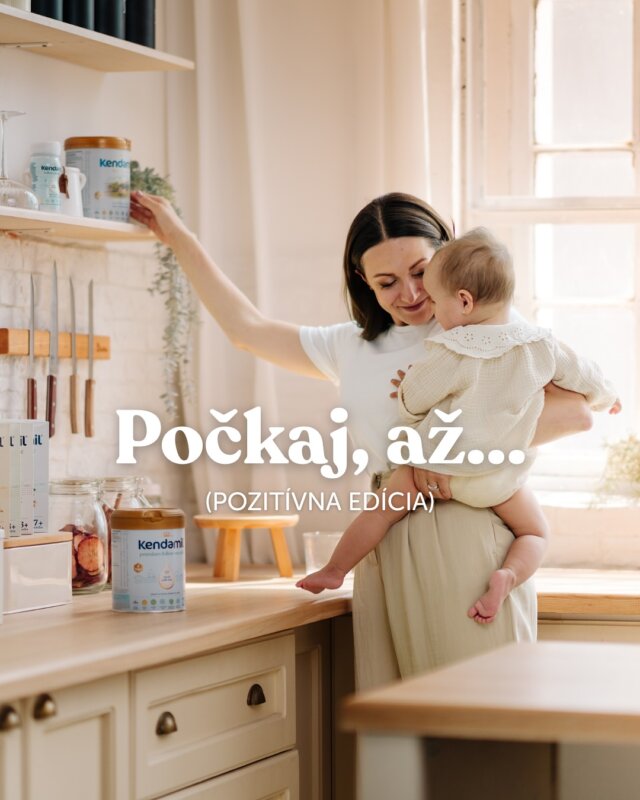 Ako rodič si už pravdepodobne počul vetu: „Počkaj, až…“, po ktorej zvyčajne nasledovalo niečo náročné ohľadom rodičovstva... 🙄

Ale čo keby sme to otočili? 🔄 Čo keby sme zmenili scenár a zamerali sa na tie krásne momenty, ktoré táto cesta prináša?⁠

Sľubujeme ti, že pred tebou je ešte veľa nádherných a zmysluplných spomienok. 💙⁠

A teraz nám povedzte – ako by ste túto vetu dokončili VY? Počkaj, až…👇