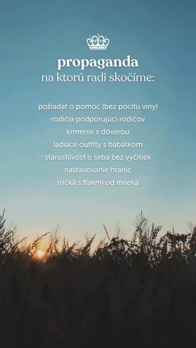 Nepovieme, že sa necháme ľahko ovplyvniť… ale na túto propagandu? Áno, do toho ideme všetkými desiatimi. 🙌